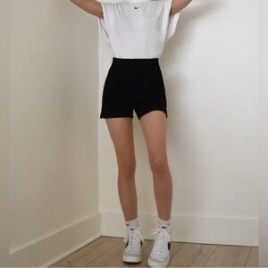 REFORMATION High Waist Black Sweat Shorts - Size M